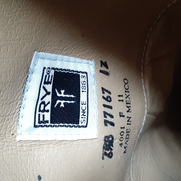 FRYE BOOTS MADE IN MEXICO - Picture 11 of 13